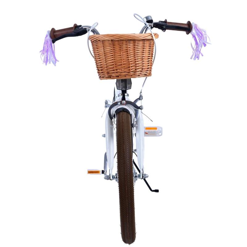 Bicicleta Niños 18 Pulgadas Volare Blossom 5-7 años Blanco