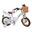 Kinderfiets 12 inch 3-5 jaar Volare Blossom Wit