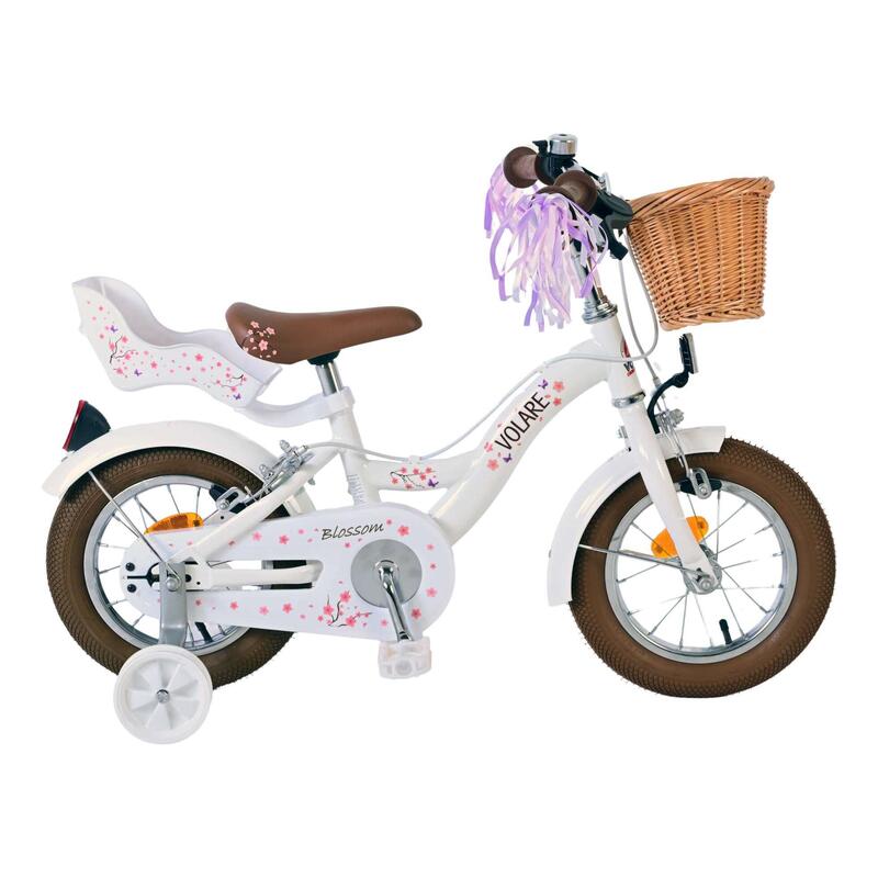 Velo Enfant 12 Pouces Volare Blossom 3-5 años Blanc