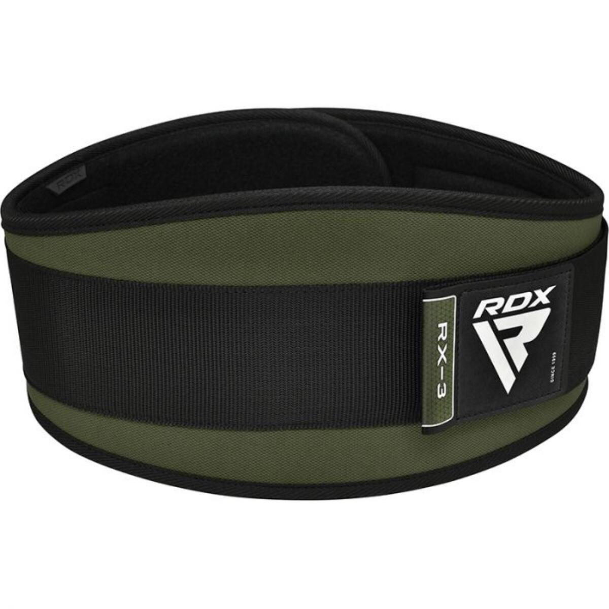 RDX RX3 Eva Curve Gewichthebergürtel Khaki – M 6/7
