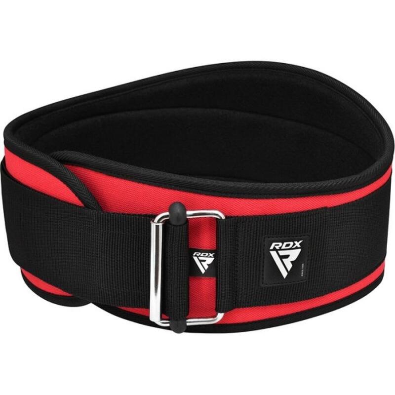 Ceinture de musculation X3 - Néoprène - Rouge - Taille: L