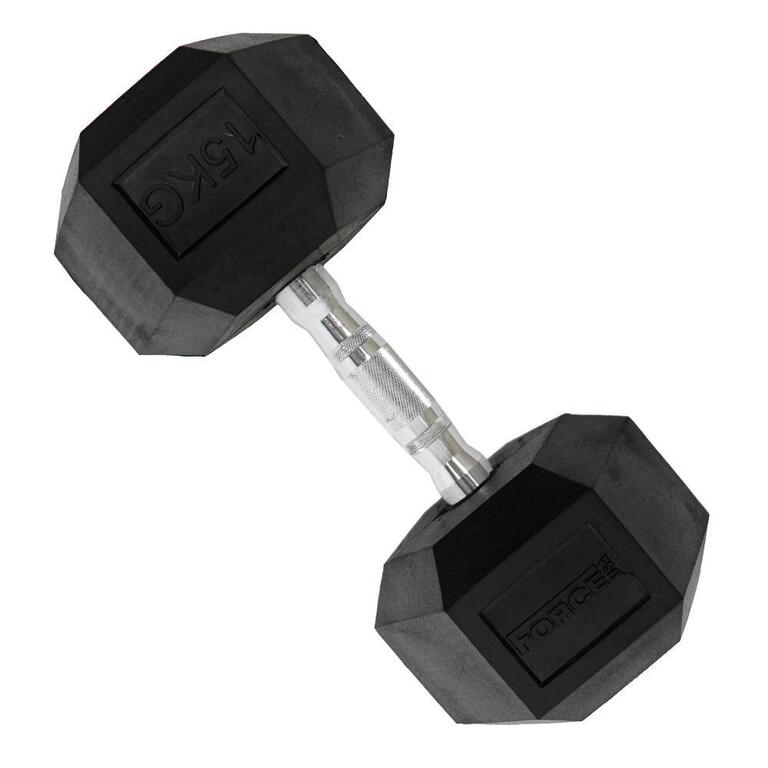 Force USA rubber hex dumbbells individual pieces