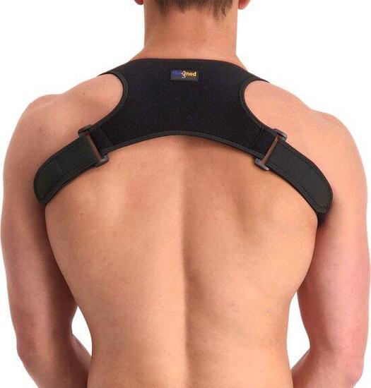 Ventilierender Haltungskorrektor mit Widerstandsband schwarz