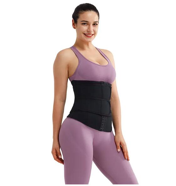 Dvojitý zeštíhlující pás pro ženy, SlimBody, Neoprén, 6/6