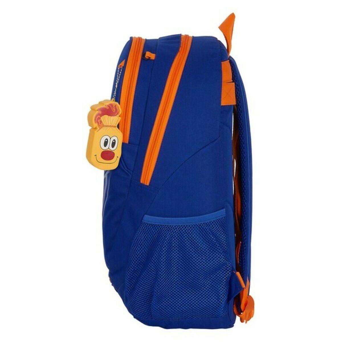 Mochila Escolar Valencia Basket M665A Azul 5/5