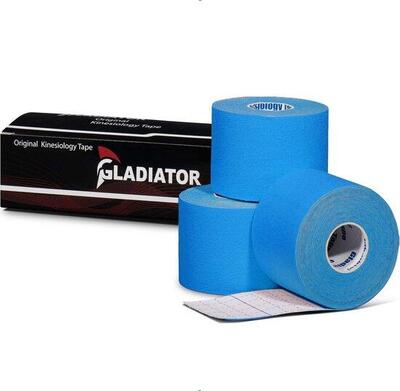 Gladiator sports kinesiotape (3 rollen ) – blauw