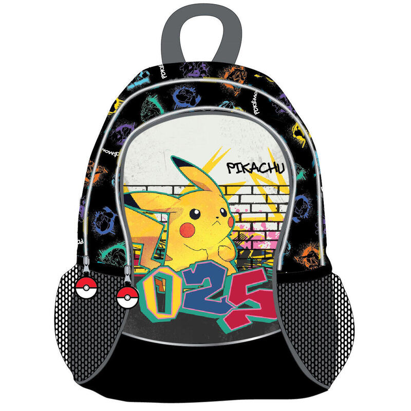 Mochila Escolar Pokémon Pikachu Multicolor