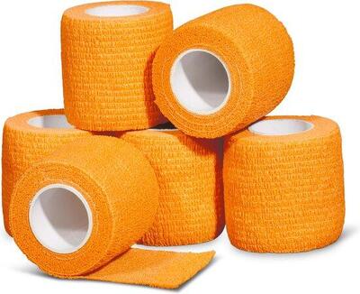 Gladiator sports ondertape (6 rollen) - oranje