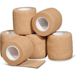 Sport ondertape bandage 6 rollen beige