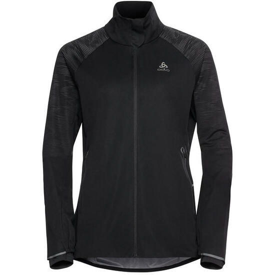 Wasserabweisende Jacke für Damen Odlo Zeroweight Pro Warm Reflective Schwarz
