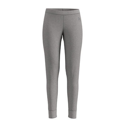 Lange Damen Sporthose Odlo Merino 200 Grau