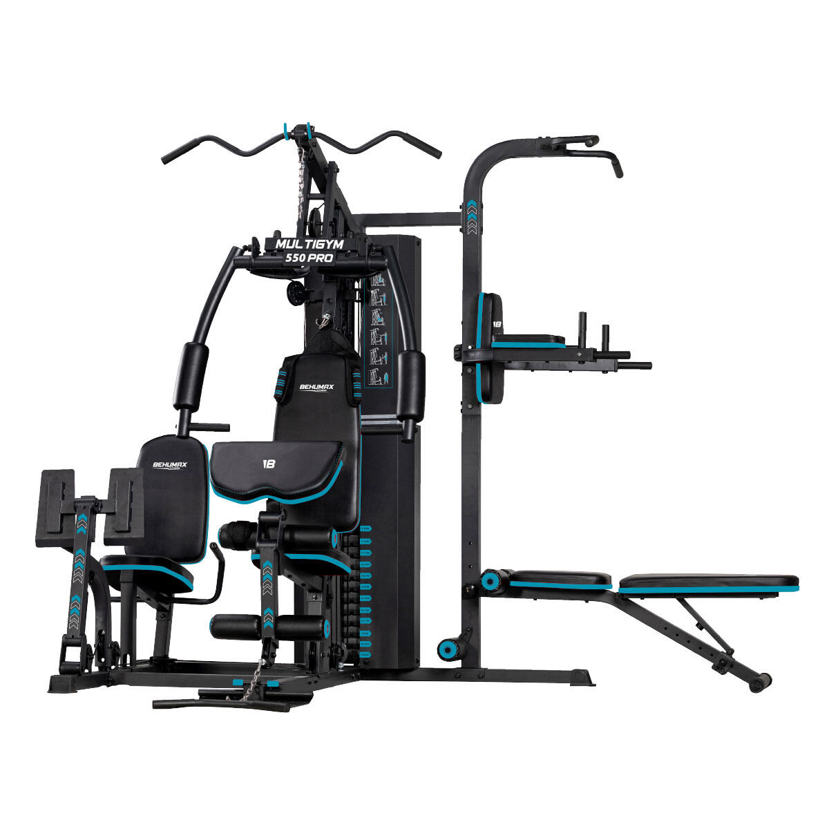 BEHUMAX Multigym 550 Pro + seat leg press Behumax