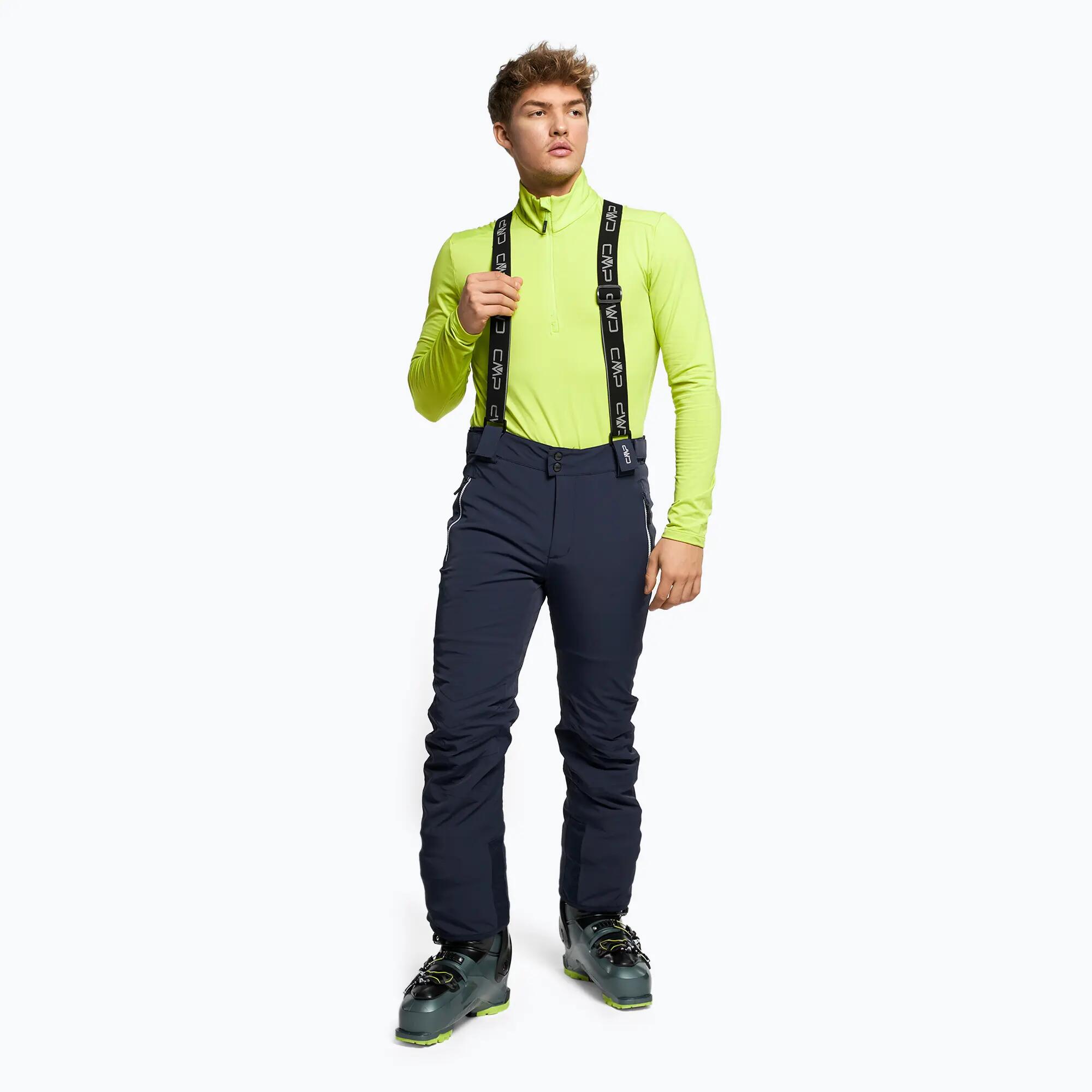 CMP Pantalon de ski extensible pour homme aux teintes unies - Noir Bleu 2/7