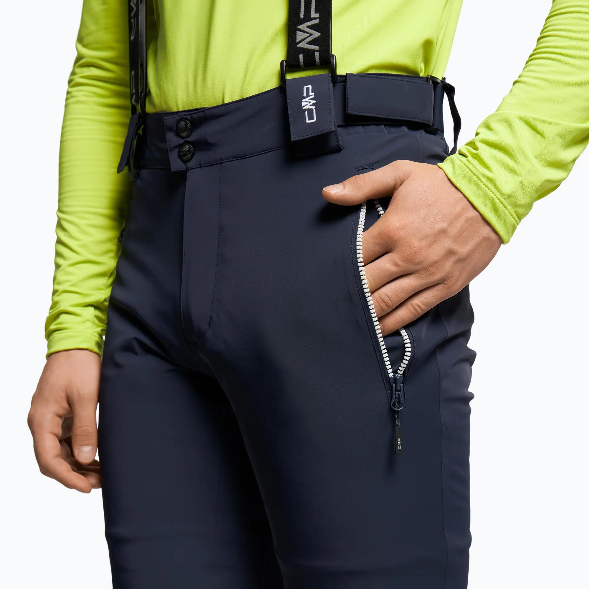 CMP Pantalon de ski extensible pour homme aux teintes unies - Noir Bleu 4/7