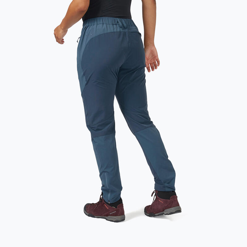 Pantaloni softshell damă Rab Torque Mountain