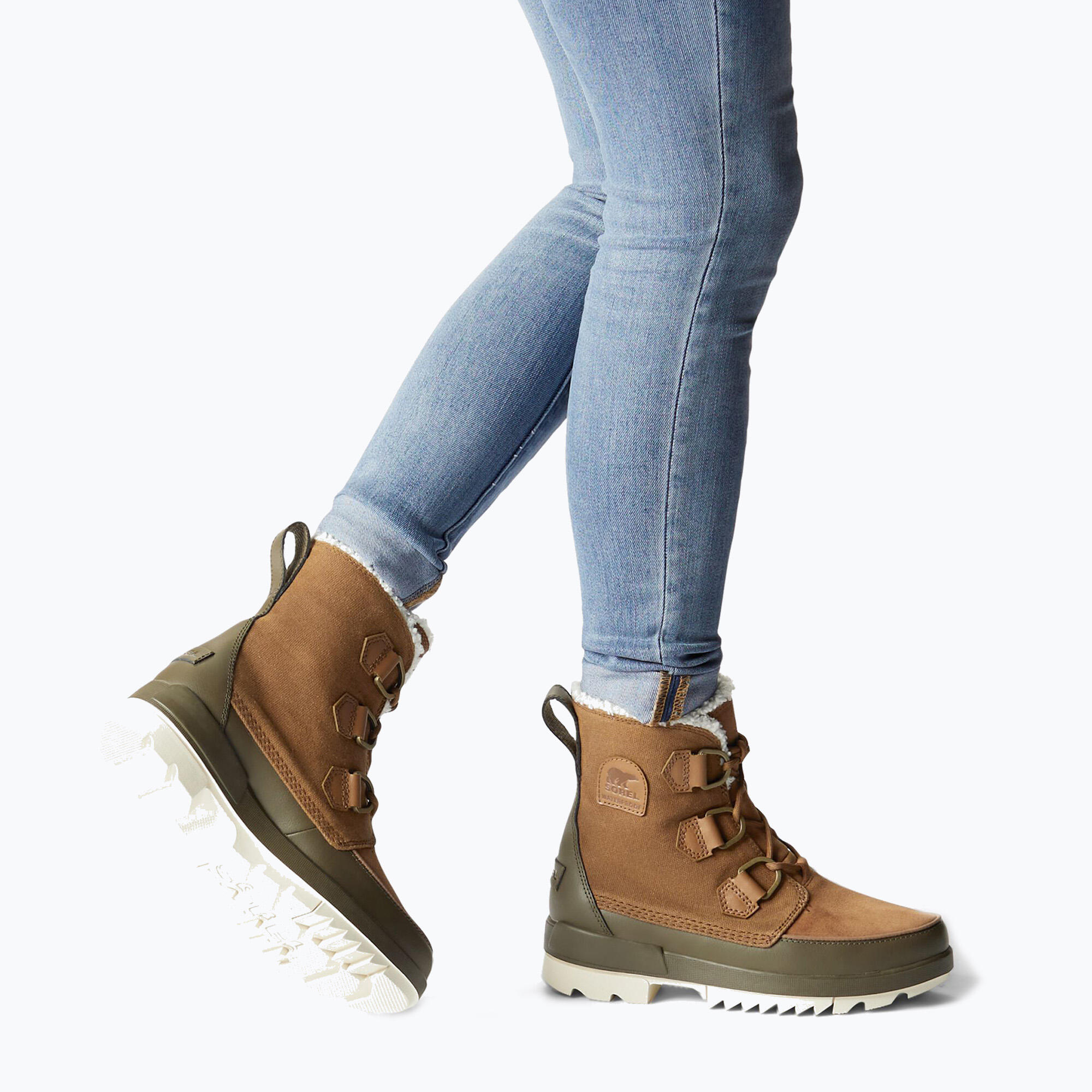 Bottes de neige femme Sorel Torino II Wp Waxed Canvas 2/7