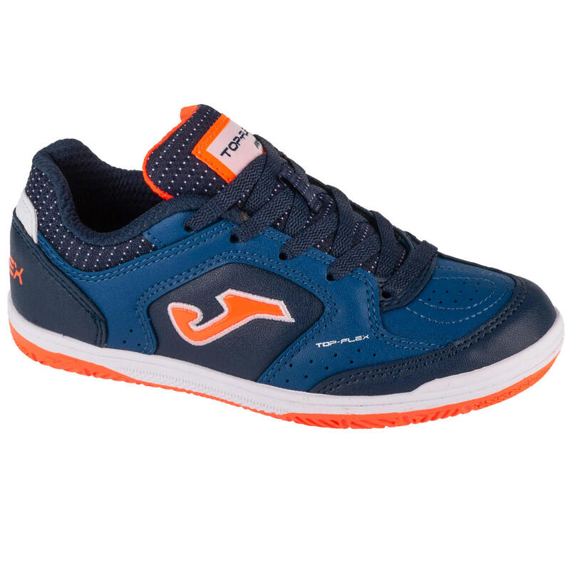 ZAPATILLAS FÚTBOL SALA JOMA TOP FLEX JR 2433. Blue Orange.