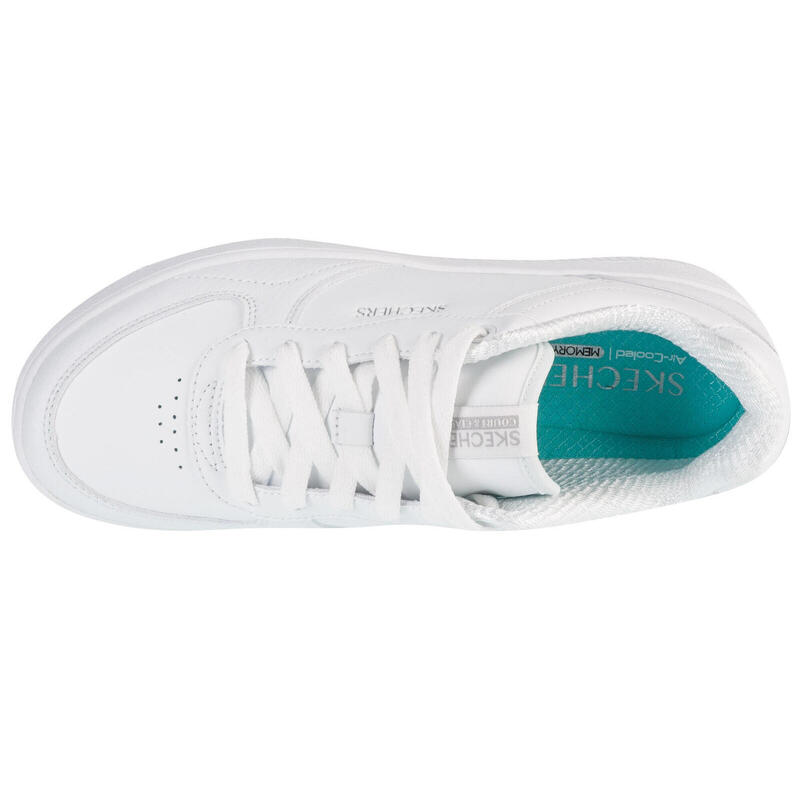 Pantofi sport femei Skechers Sport Court 2.0 - Core Essent, Alb