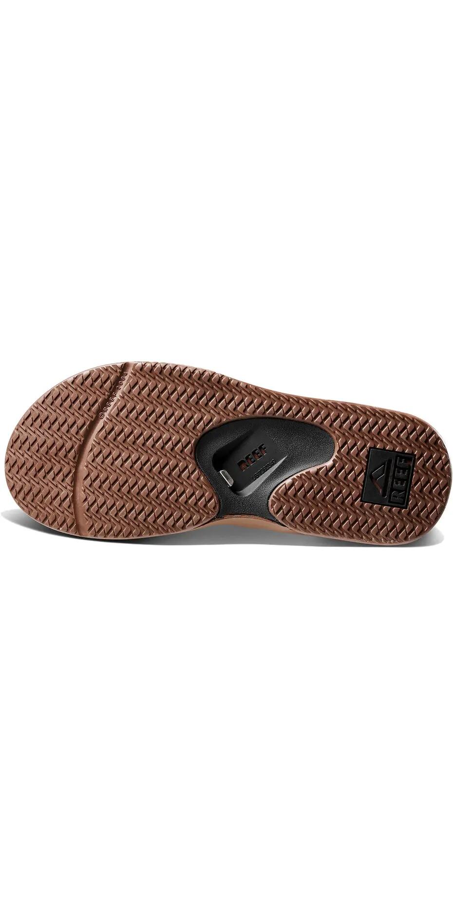 Chanclas Fanning Para Hombre - Negro / Bronceado 3/6