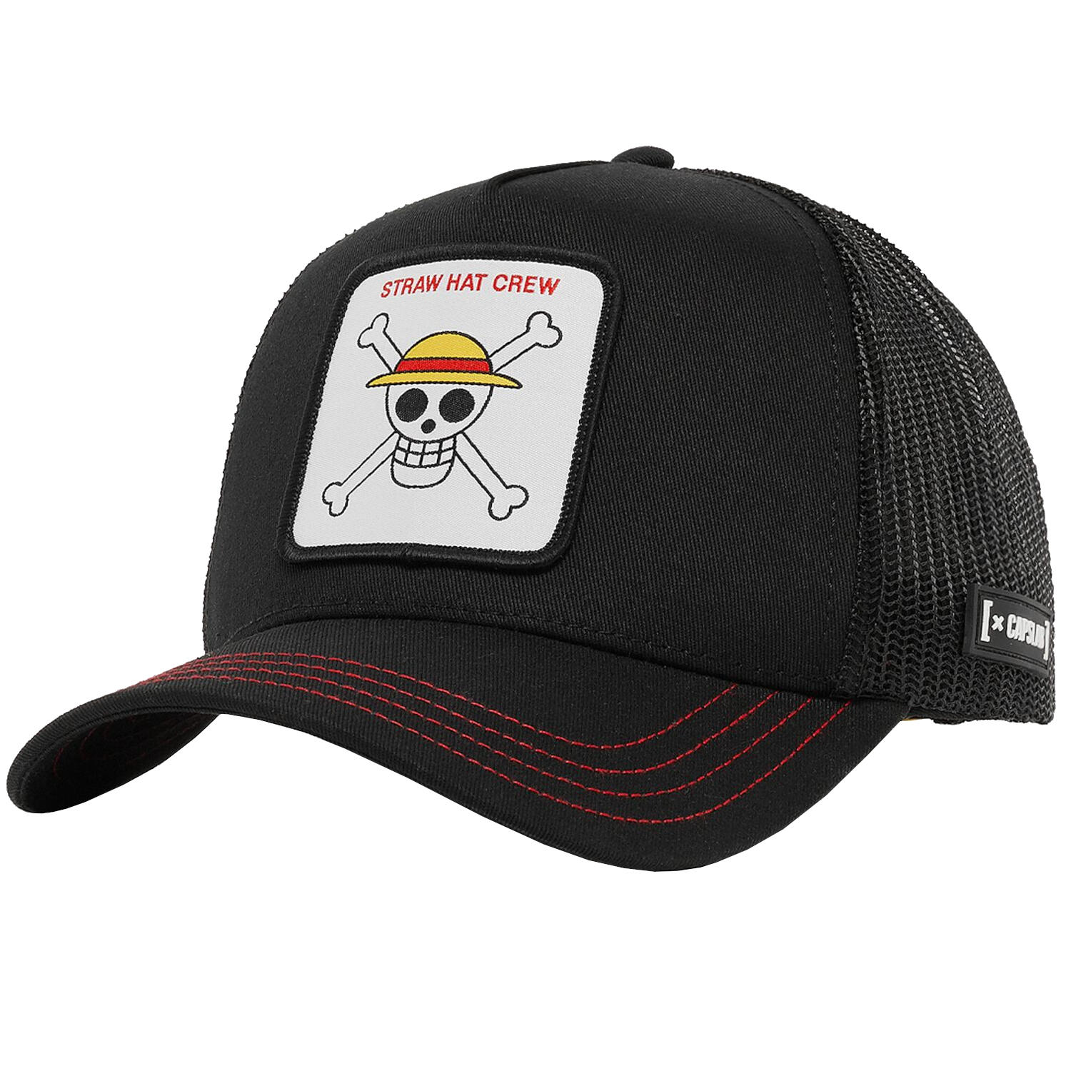 Capslab - Casquette Pour Hommes One Piece Trucker Cap - Casquette - Noir - Decathlon