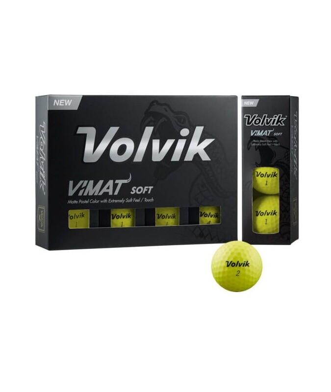 VOLVIK Volvik Vimat Soft Geel 12 golfballen