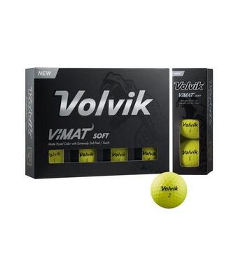 Volvik vimat soft geel 12 golfballen