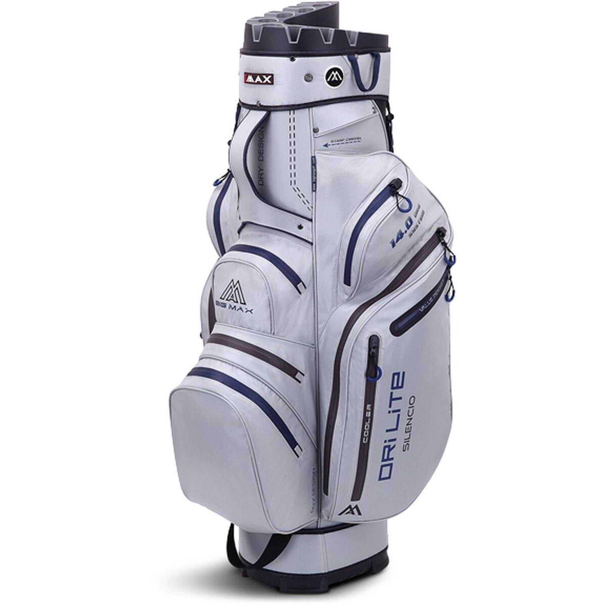 Dri Lite Silencio 2 - Waterdichte Golftas - Cart Bag - Grijs BLAUW