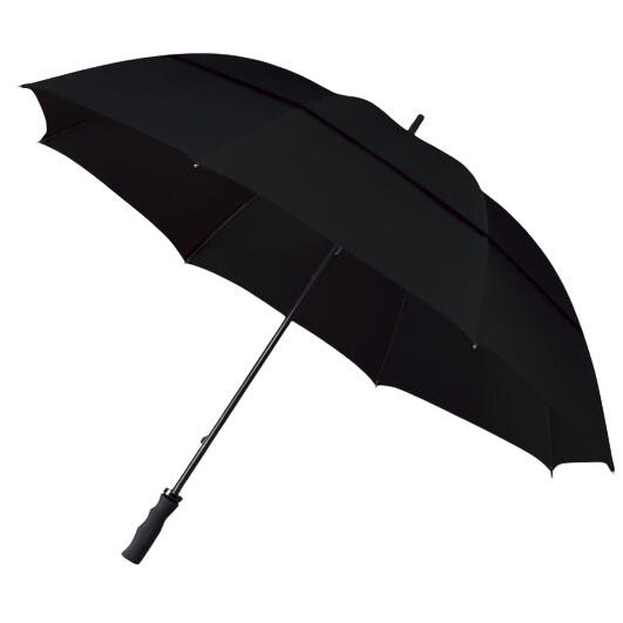 FALCON Parapluie De Golf  Eco Golf Stormproof  Noir