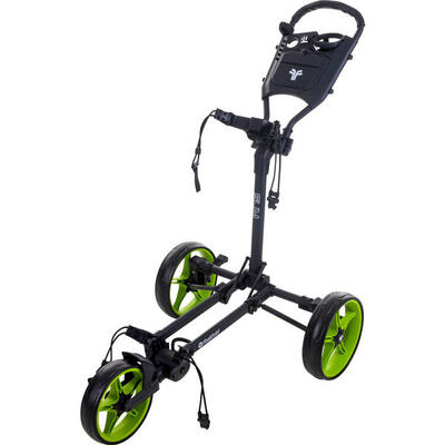 Slim Golftrolley - Golfwagen - Schwarz Grün