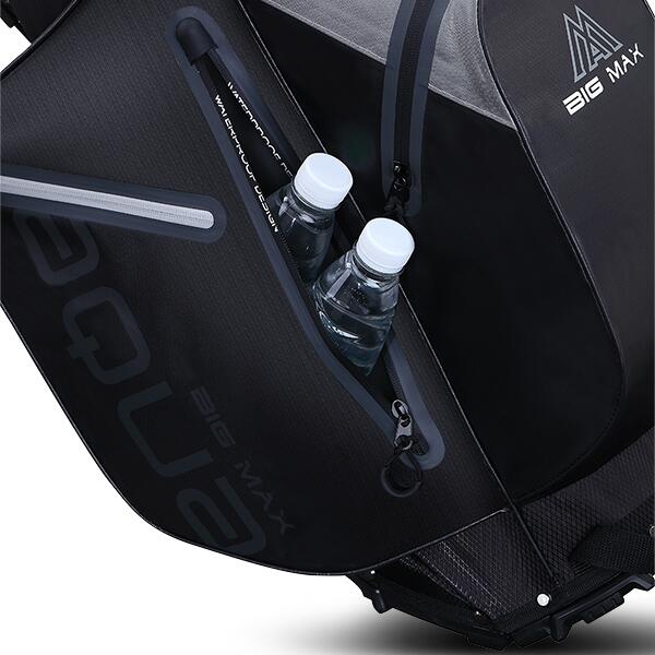 Aqua Eight G - Sacca da golf impermeabile - Sacca da supporto - Nero Grigio 7/7
