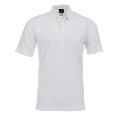 Greg norman performance micro pique golf polo wit maat s