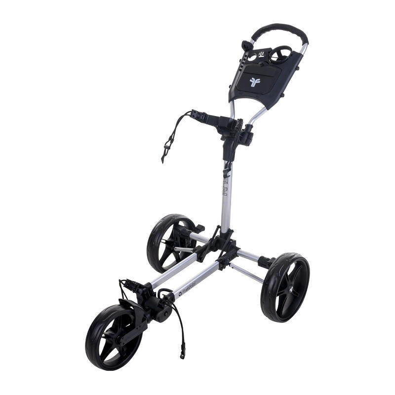 Fastfold Slim Golf Trolley Argent