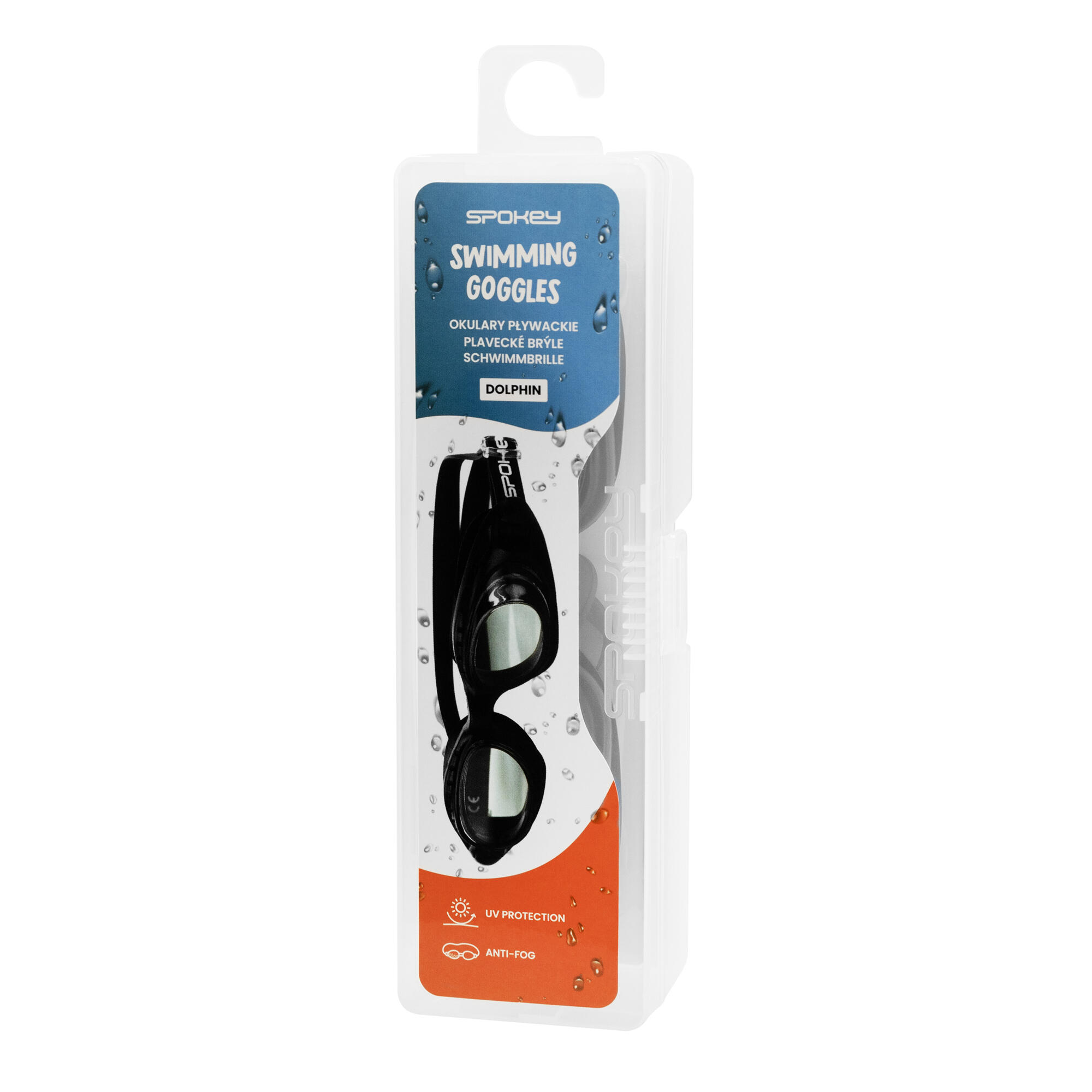 Okulary pływackie z filtrem UV Spokey Dolphin 4/4