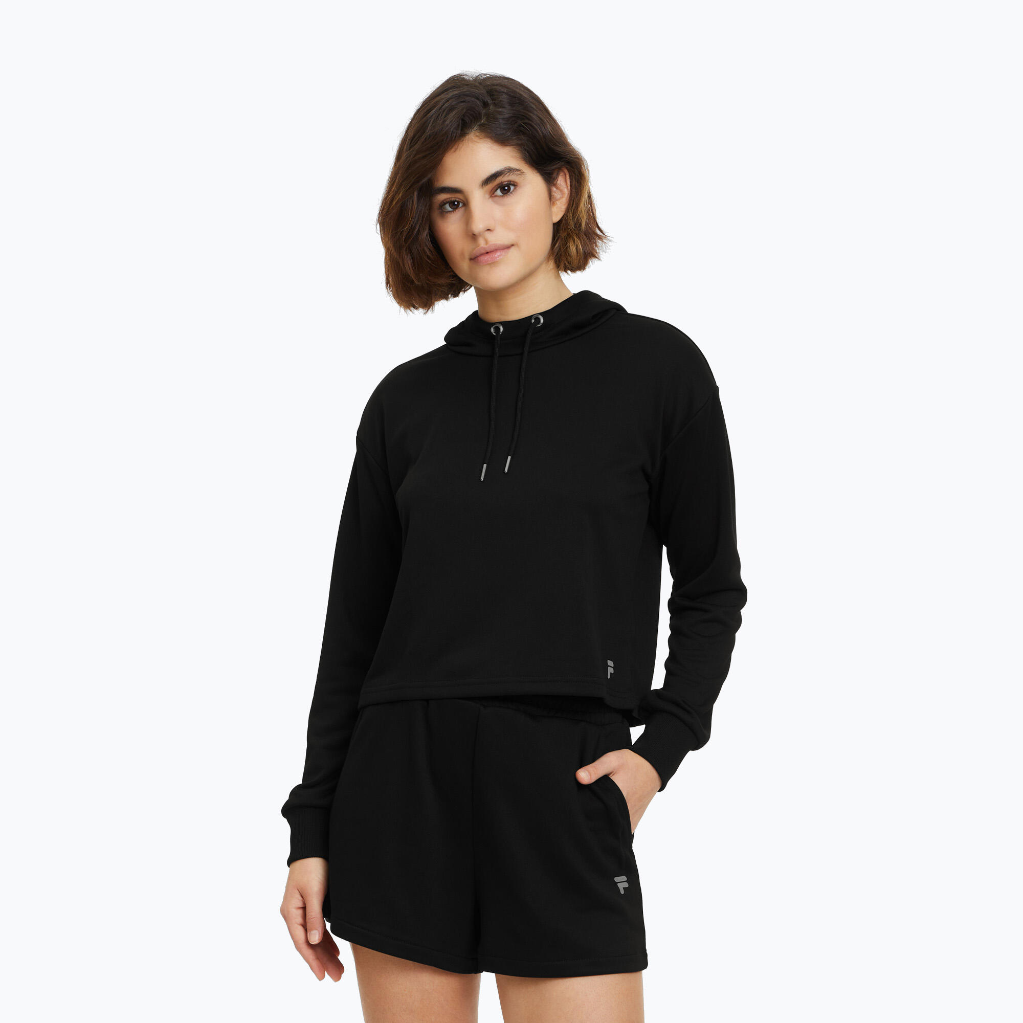 FILA Sweat à capuche court Rheine pour femme 5/7