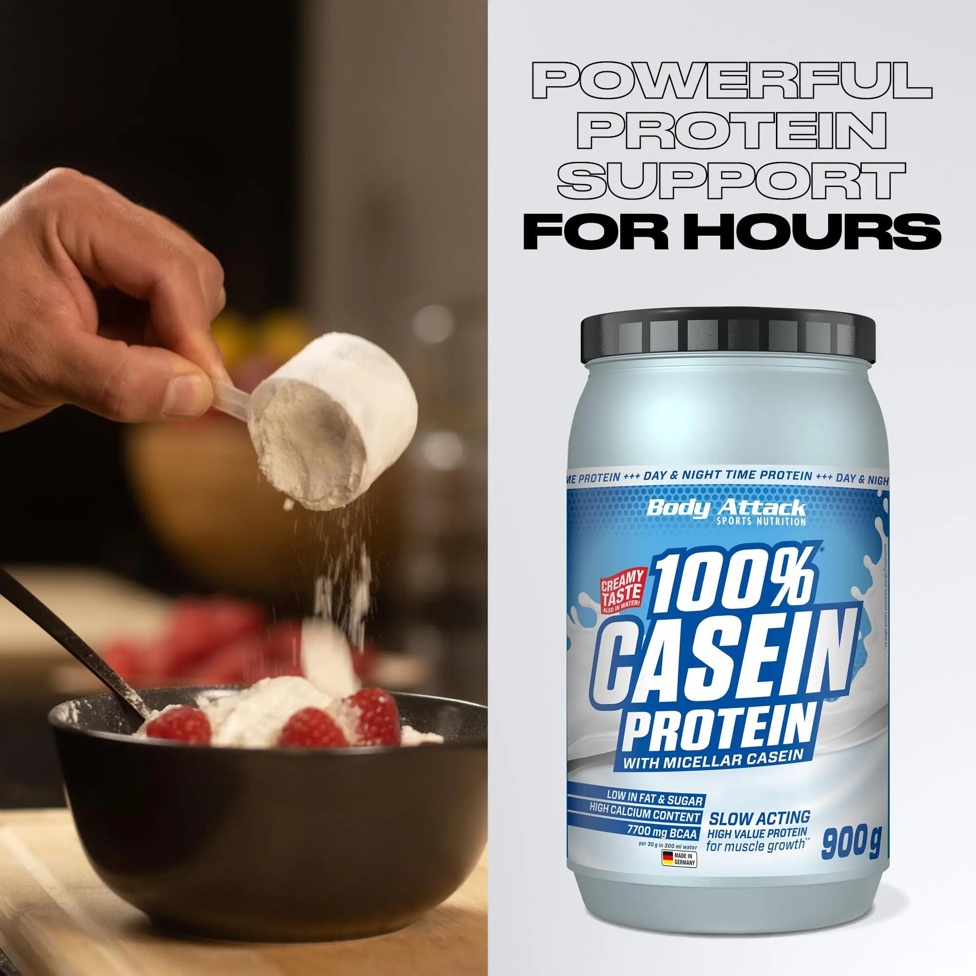Body Attack 100% Casein Protein 900g 6/6