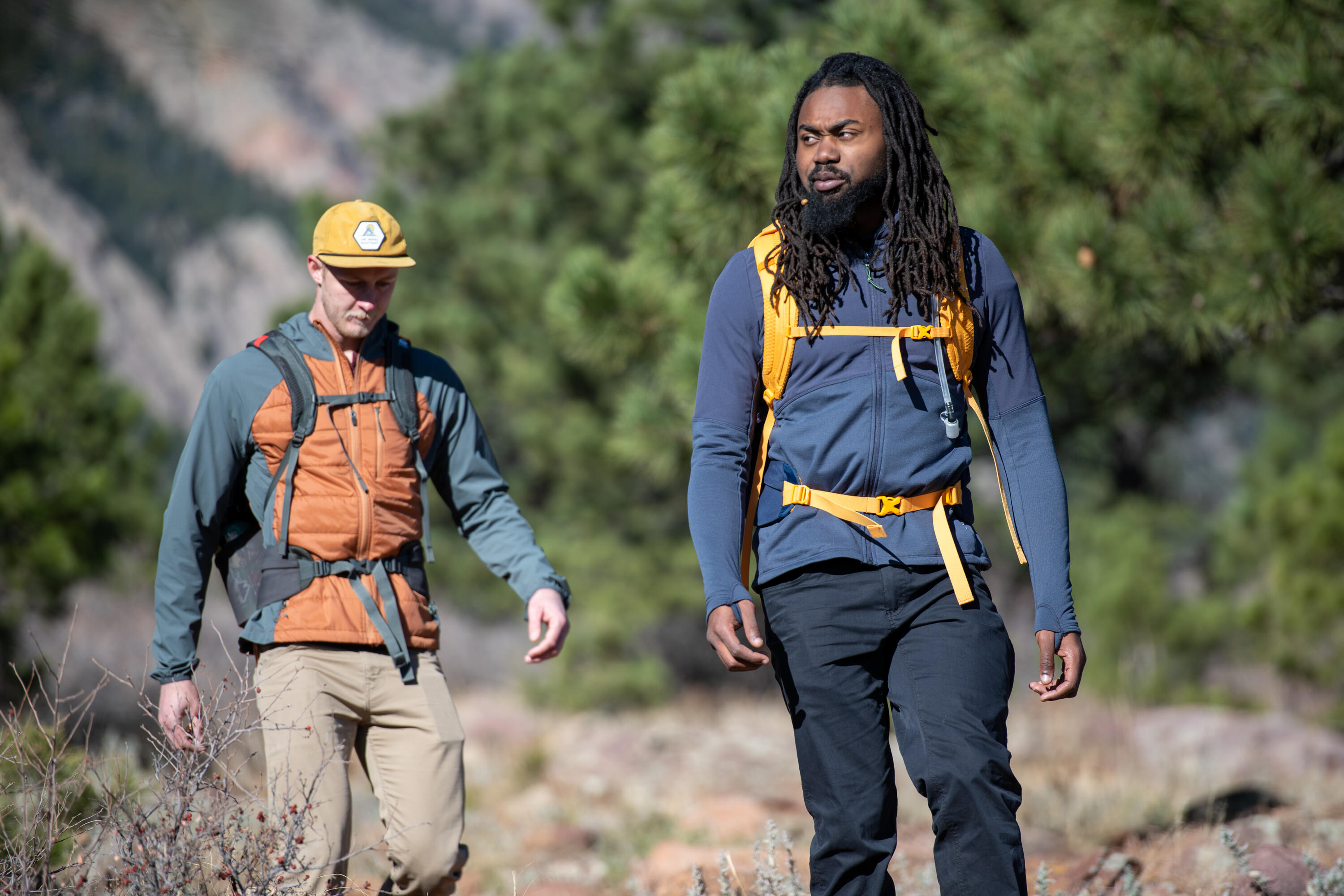 Flex Hike 20L-30L Peat/Fiery Red Backpack 7/7