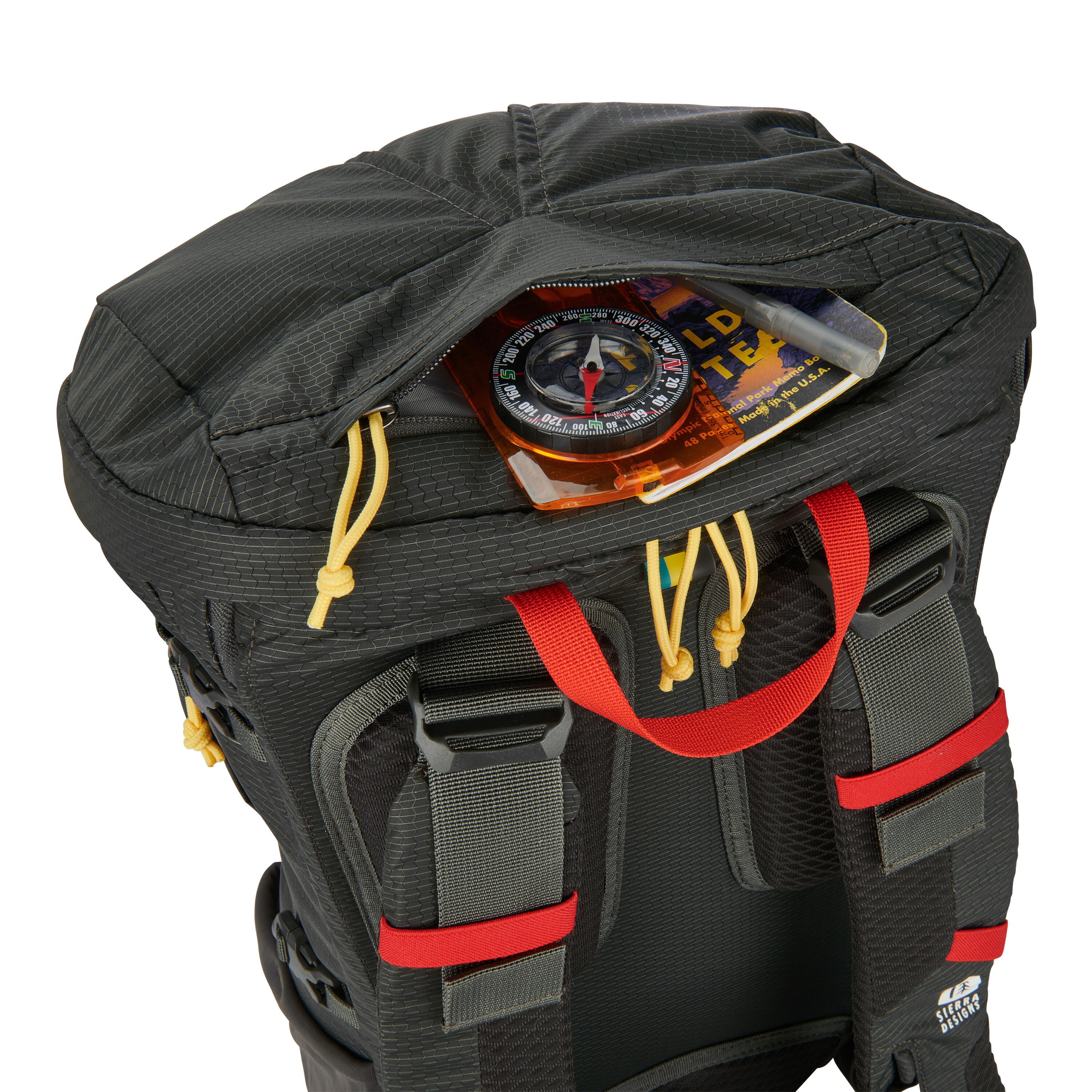 Flex Hike 20L-30L Peat/Fiery Red Backpack 6/7