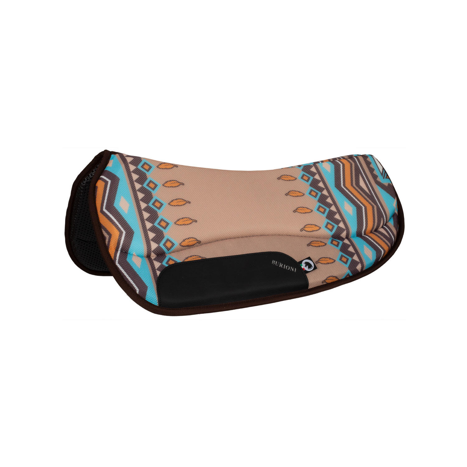 BURIONI Barrel Western Saddle Pad in Symaptex en Tecno Fabric