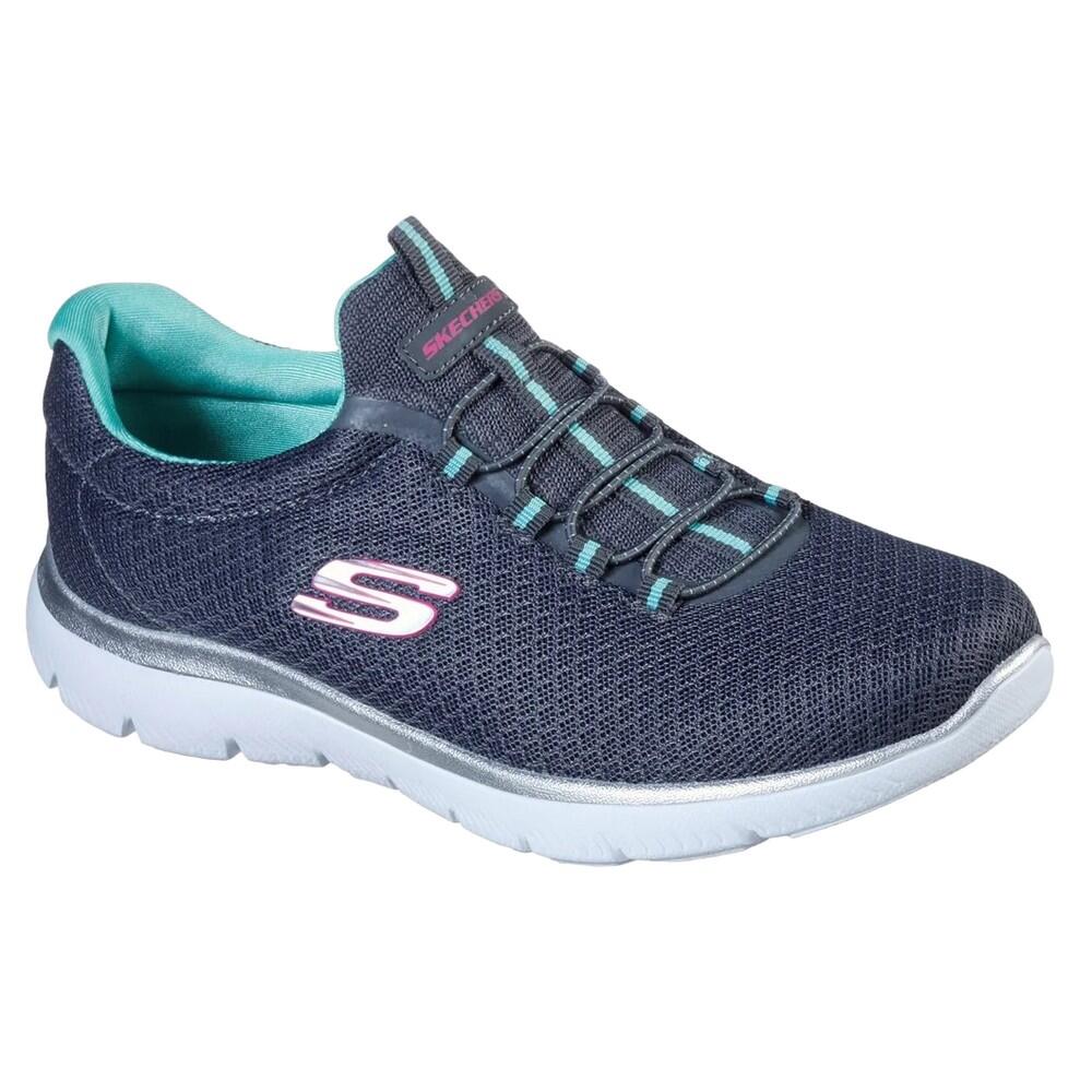 Women's SUMMITS Sneakers (Charcoal / Green)