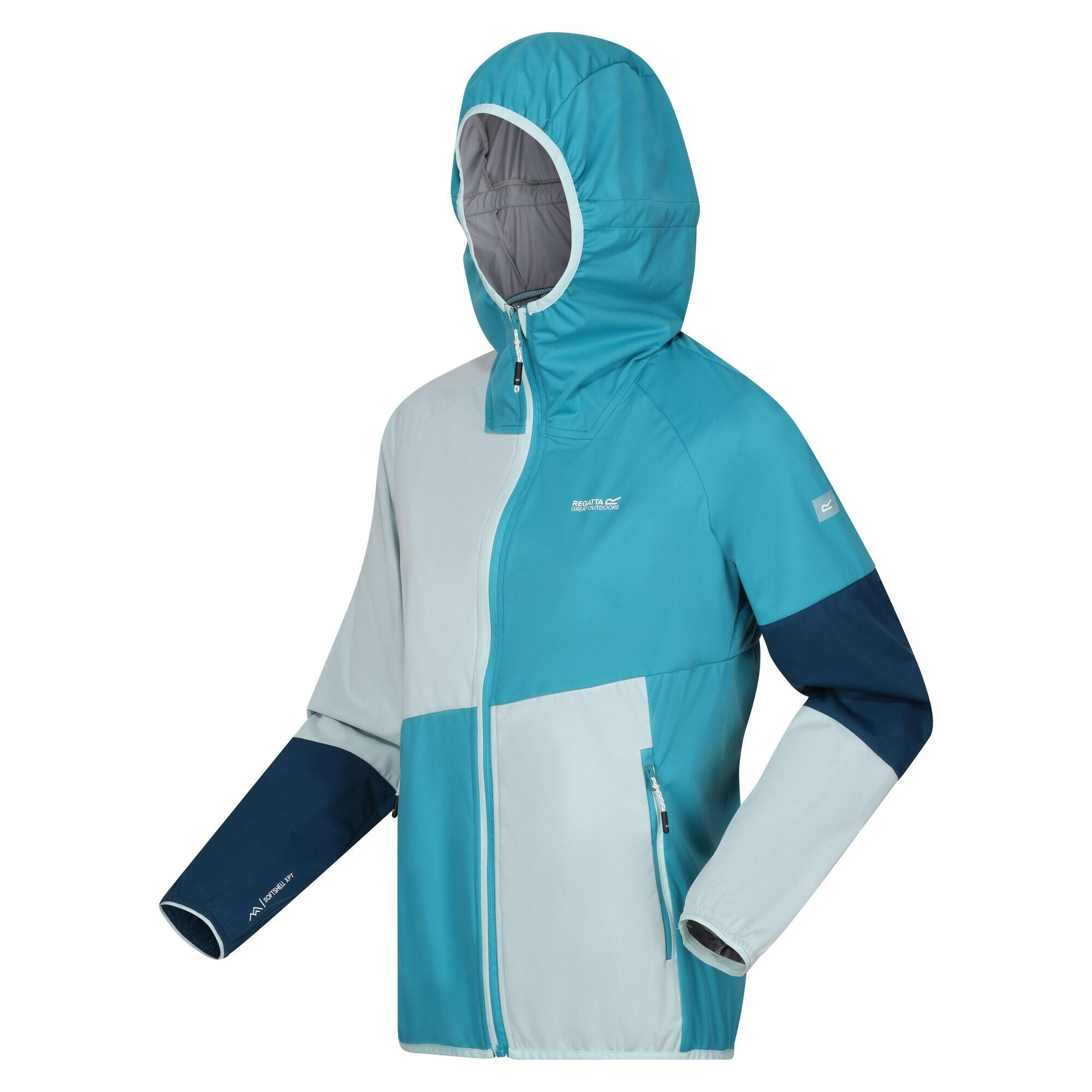 Veste Imperméable TARVOS Femme (Bleu Tahoe / Turquoise Délavé) 3/5