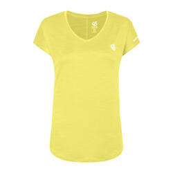 Camiseta Vigilant Activo para Mujer Ciruelo Amarillo