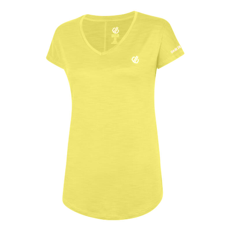 Camiseta Vigilant Activo para Mujer Ciruelo Amarillo