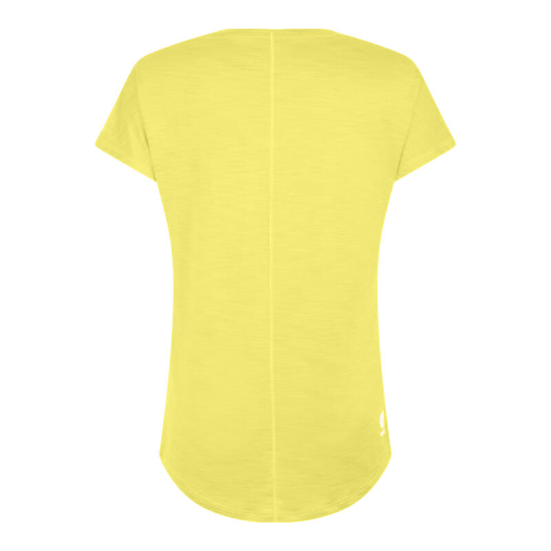 Camiseta Vigilant Activo para Mujer Ciruelo Amarillo