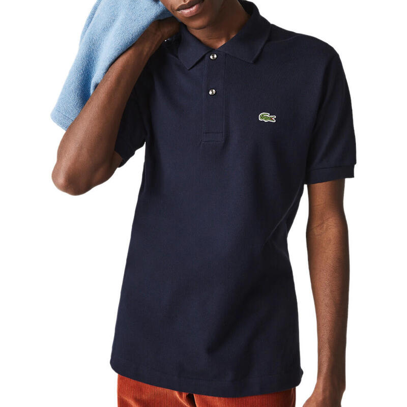 Lacoste Klassieke Katoenen Polo Donkerblauw