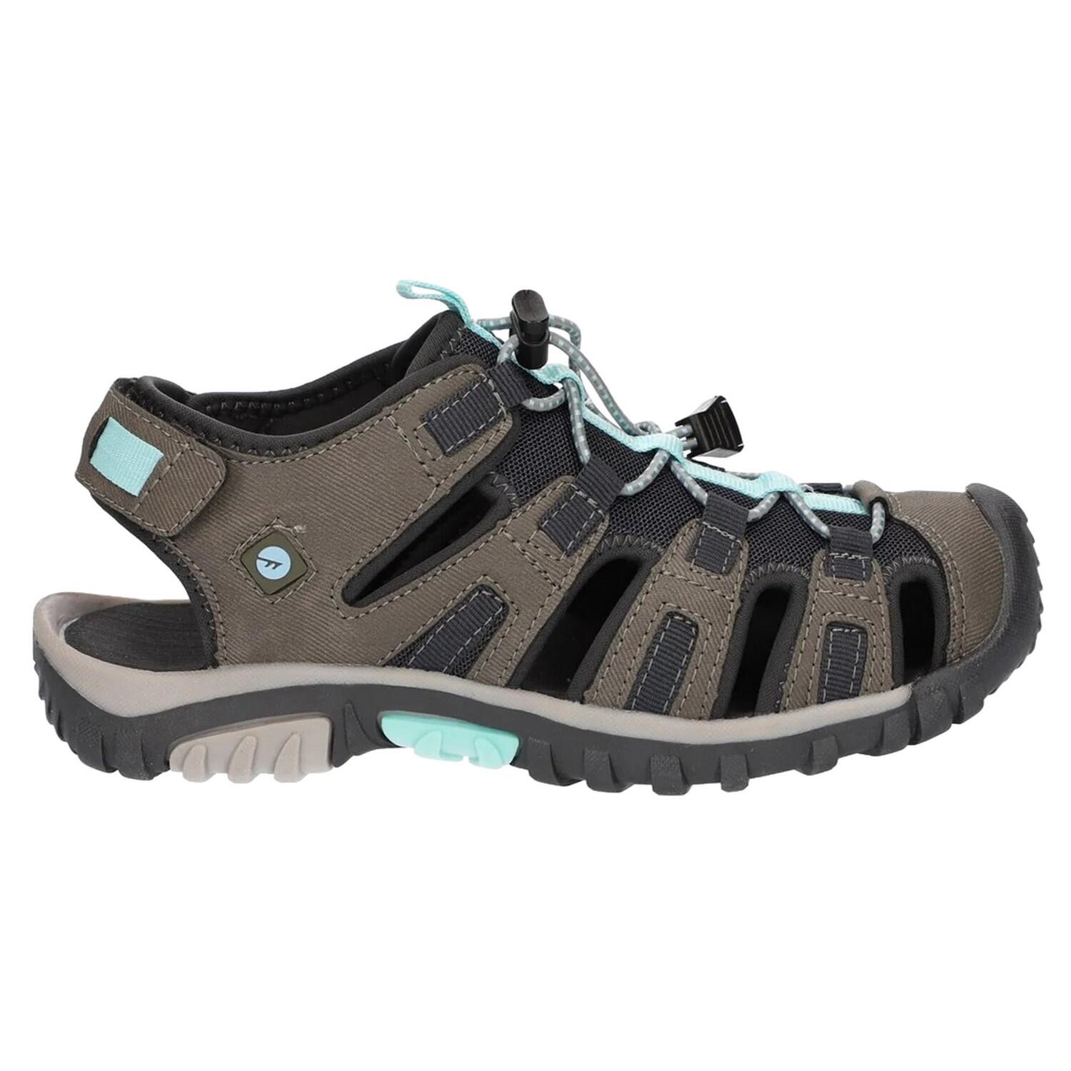 Womens/Ladies Cove Sport Sandals (Brown/Black) 3/4