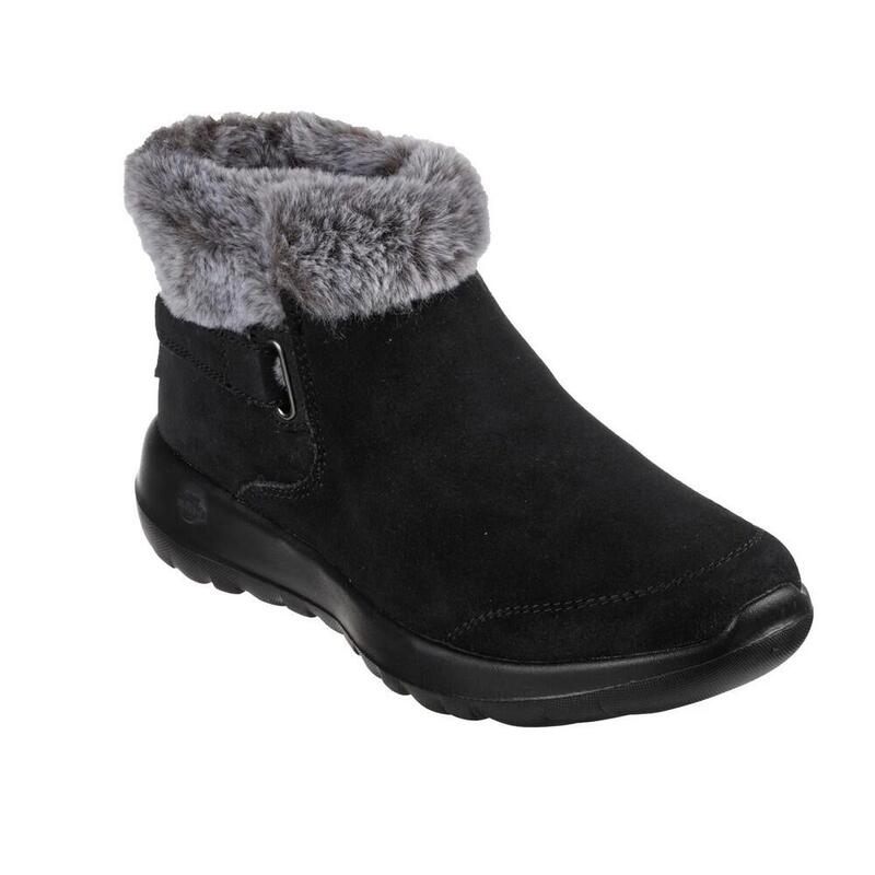 Wanderstiefel "OnTheGo Joy First Glance", Wildleder Damen Schwarz