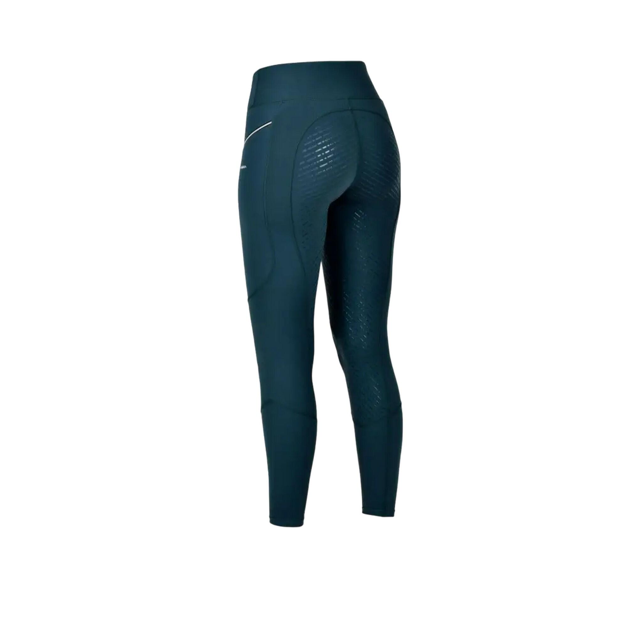 Womens/Ladies Veda Horse Riding Tights (Pine) 2/4