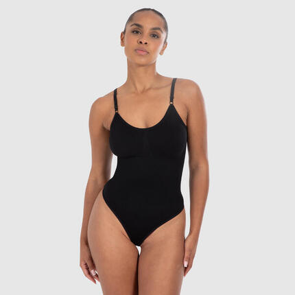 Damen Shapewear String Bodysuit Nysa Braun