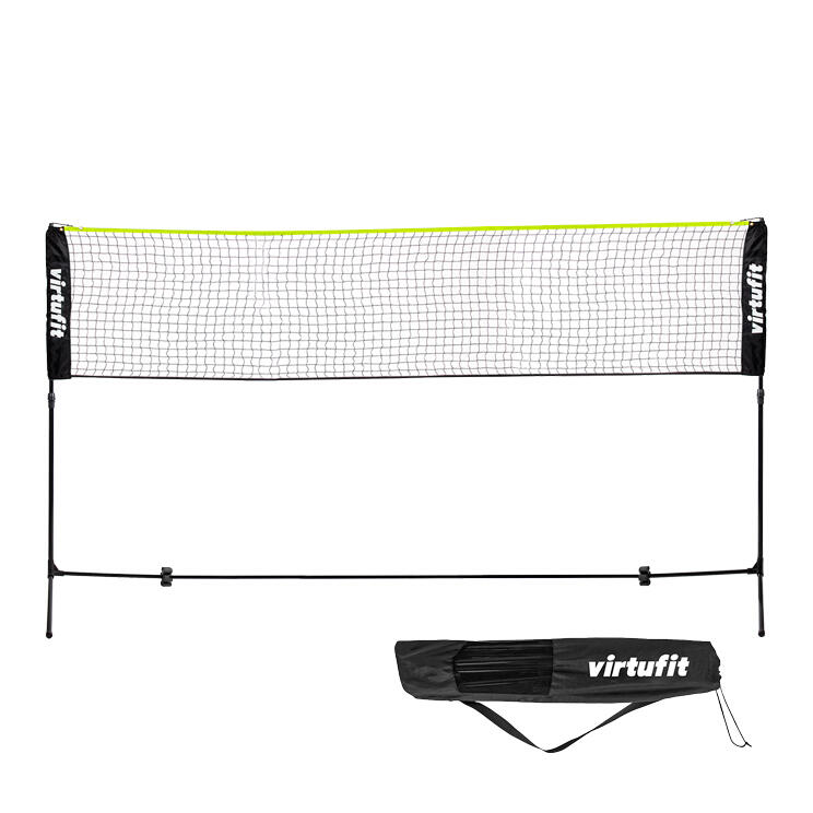 Virtufit - Filet De Badminton Et Tennis  - 310 Cm - Avec Sac De Transport - Filet De Badminton - Noir - Taille Unique - Decathlon