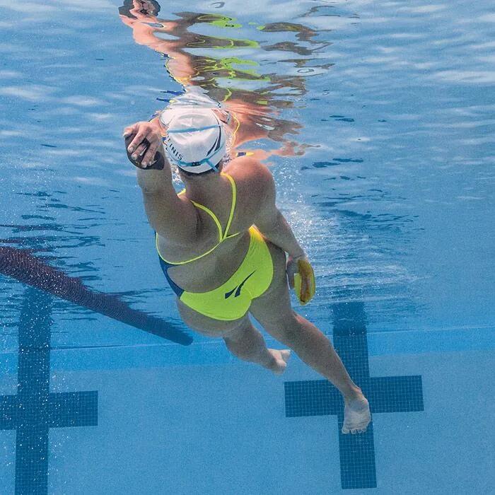 Finis Iso Paddles Giallo/Nero 2/5